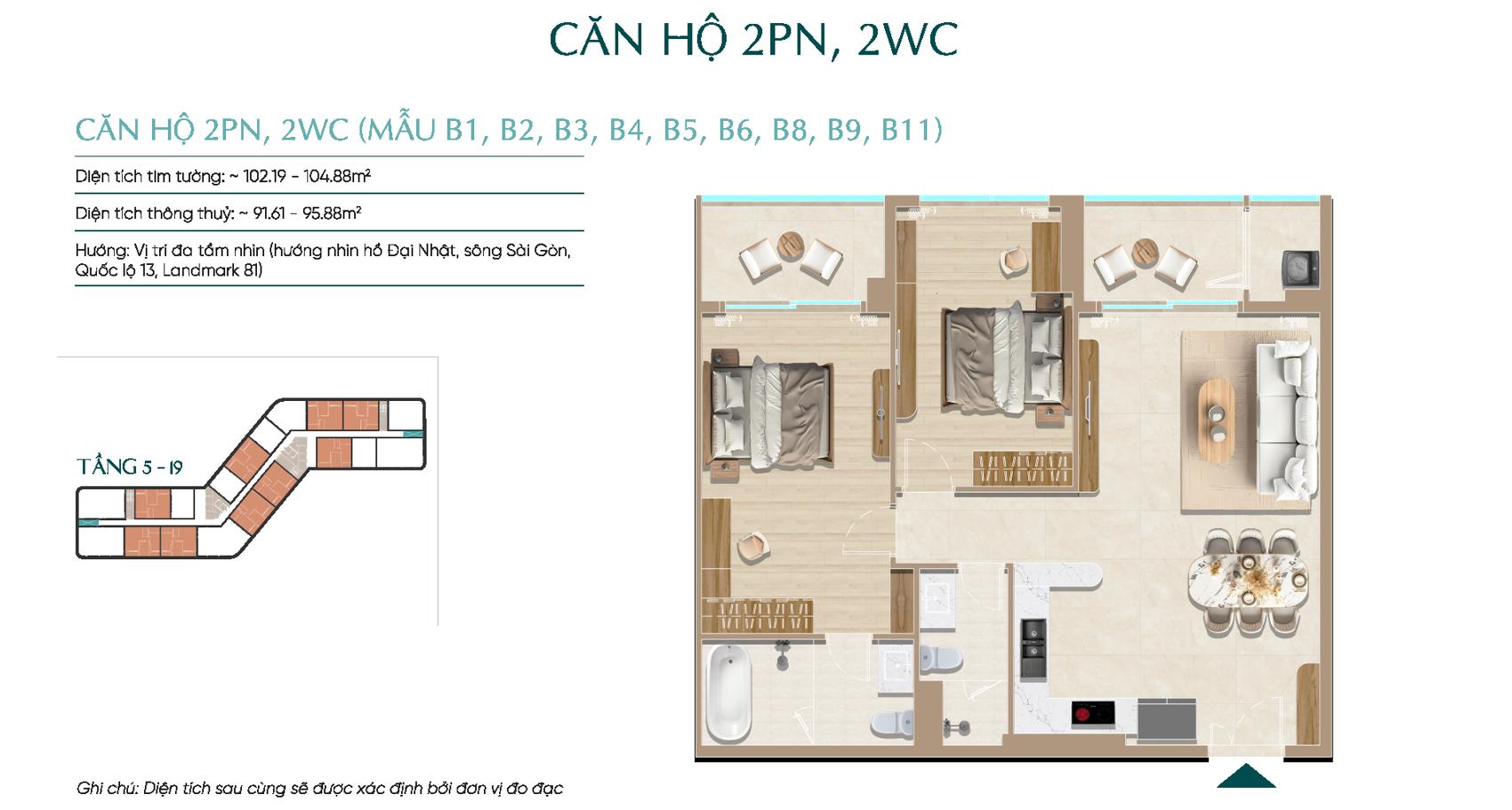 Mặt bằng & thiết kế Diamond Sky